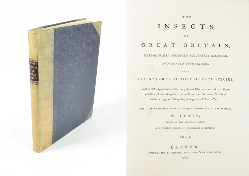 Lot 173 - Lewin (William) The Insects of Great Britain, Systematically Arranged ... Vol. I [all...