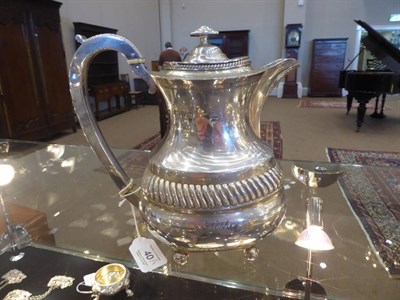 Lot 40 - A Matched George III/Victorian and Later Silver Five Piece Tea and Coffee Service, the teapot Peter