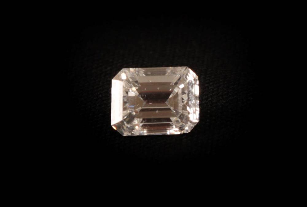 Lot 149 - A Loose Emerald Cut Diamond, stated to weight 1.04 carat not illustrated   Accompanied by a GIA...