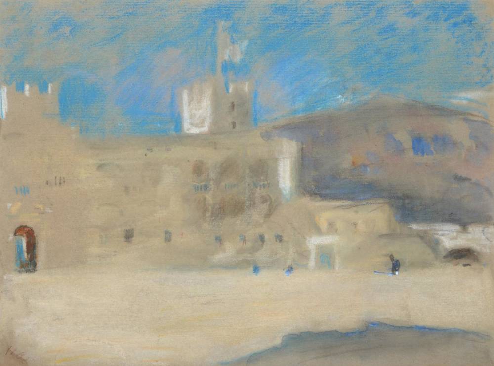 Lot 245 - Hercules Brabazon Brabazon NEAC, PS (1821-1906) ''In Morocco'' Initialled, mixed media, 23cm by...