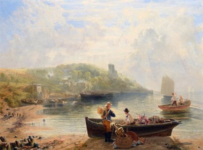 Lot 279 - John Wright Oakes ARA (1820-1887) ''Hazy Morning, Heysham'' Signed, oil on canvas, 76cm by...