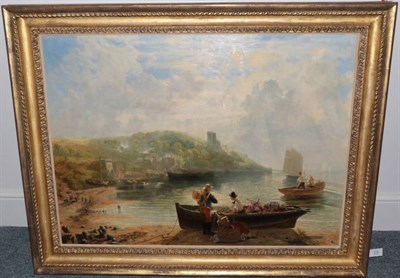 Lot 279 - John Wright Oakes ARA (1820-1887) ''Hazy Morning, Heysham'' Signed, oil on canvas, 76cm by...