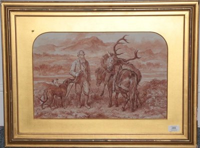 Lot 285 - Gourlay Steell (1819-1894) ''The Big Deer of 1821, Killed by Lord Tweedmouth''  Signed and...