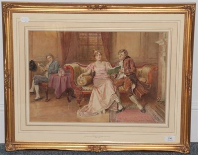 Lot 296 - George Goodwin Kilburne RI, RBA (1839-1924) ''Out in the cold'' Signed, watercolour, 35.5cm by...