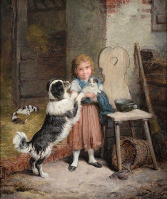 Lot 300 - ~ British School (19th century) New arrivals Indistinctly signed, oil on board, 35.5cm by 30cm...