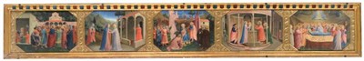Lot 312 - After Guido da Pietro, called Fra Angelico (1395-1455) Italian The Annunciation Chronology Oil...