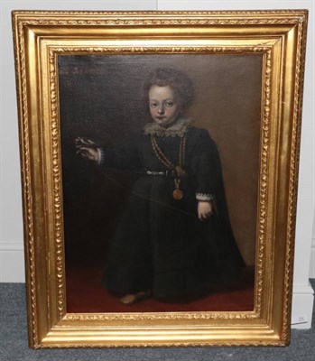 Lot 314 - Follower of Marcus Gheeraerts the Younger (1561/62-1636) Portrait of a young child, standing...