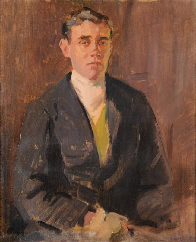 Lot 315 - Augustus John OM RA (1878-1961) Portrait of John Ambler Oil on canvas, 59cm by 49cm  Artist's...