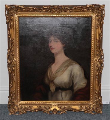 Lot 324 - John James Masquerier (1778-1855) Portrait of Miss Bristow Oil on canvas, 75cm by 63cm  Provenance