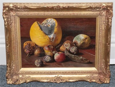 Lot 331 - Charles Spencelayh (1865-1958)  Still life of fruit Signed, oil on canvas, 21cm by 30cm...