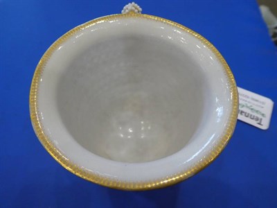 Lot 532 - A Royal Worcester Porcelain Reticulated Cabinet Cup and Saucer, by George Owen, circa 1876, of...