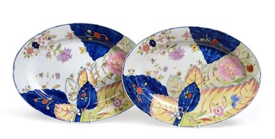 Lot 536 - A Pair of Italian Porcelain Oval Platters, late quarter 18th century, possibly Clerici factory,...