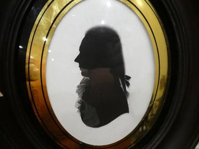 Lot 576 - John Miers (c.1758-1821): Miniature Bust Portrait of Francis Rigby, in profile, wearing an...