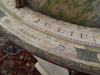 Lot 594 - A Dudley Adams 18'' Celestial Globe, circa 1807, with twenty-four engraved and hand-colour...