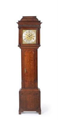 Lot 641 - An Oak Eight Day Longcase Clock, signed S.Whalley, Manchester, circa 1770, caddied pediment,...