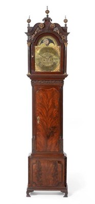 Lot 644 - A Mahogany Eight Day Longcase Clock, signed Joseph Smith, Chester, circa 1780, swan neck...