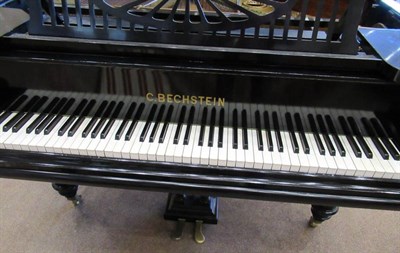Lot 736 - A Bechstein 5'11'' Ebonised Grand Piano, model no.36918, circa 1895, on turned and tapering...