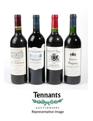 Lot 2038 - 11 bottles of Bordeaux and Rioja to include Chateau Tour de By 1994, Chateau Grangeneuve 1983...