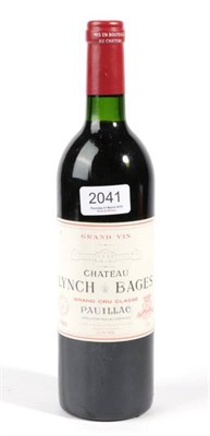 Lot 2041 - Chateau Lynch Bages 1986 Pauillac 1 bottle, 94/100 Robert Parker