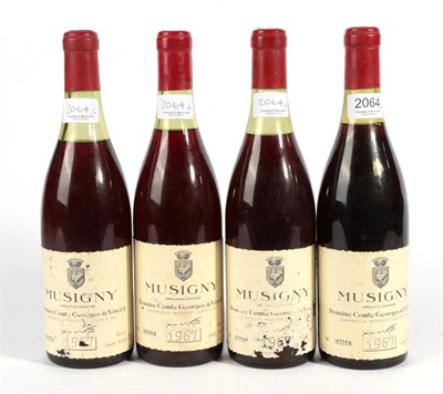 Lot 2064 - Musigny Domaine Comte Georges de Vogue 1967 4 bottles