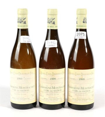 Lot 2075 - Michel-Colin Deleger et Fils, Chassagne Montrachet 1999, 1er Cru La Maltroi 3 bottles