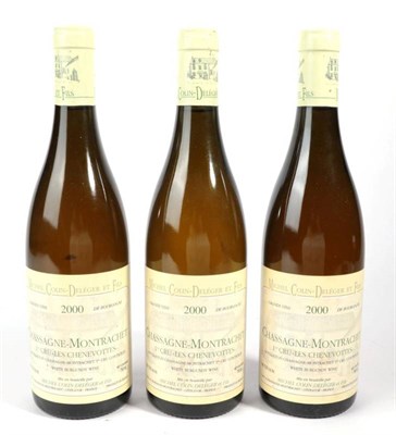 Lot 2076 - Michel-Colin Deleger et Fils, Chassagne Montrachet 2000, 1er Cru La Chenevottes 9 bottles