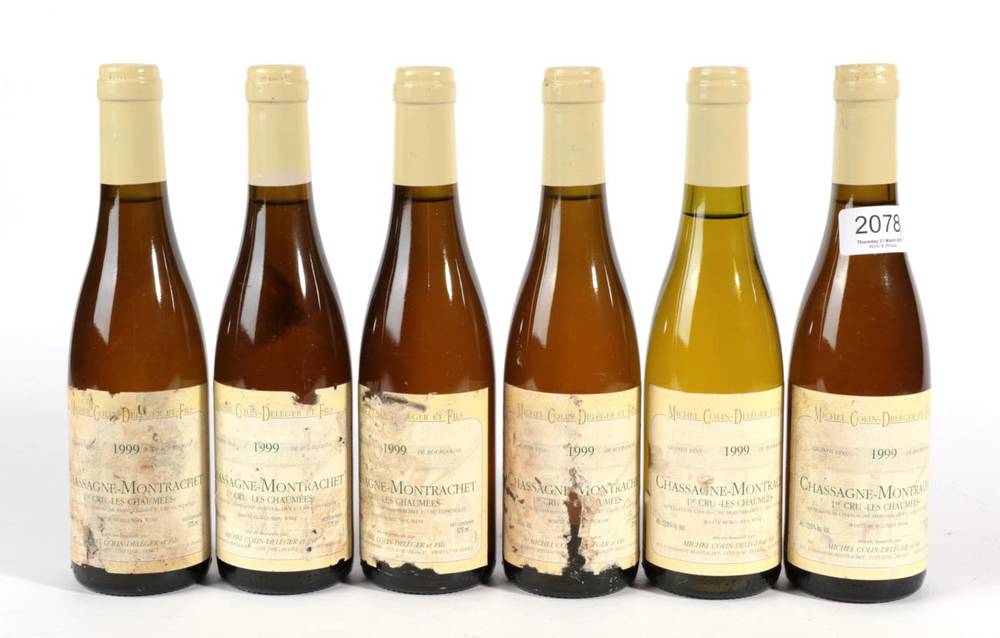 Lot 2078 - Michel-Colin Deleger et Fils, Chassagne Montrachet 2000, 1er Cru Les Chaumees 6 half bottles