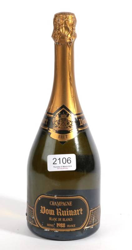 Lot 2106 - Dom Ruinart Blanc de Blancs 1988 1 bottle still in bubble