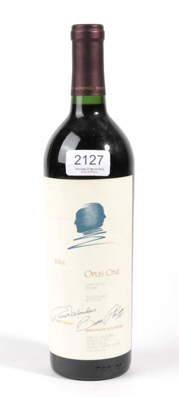 Lot 2127 - Opus One 1984 1 bottle hf