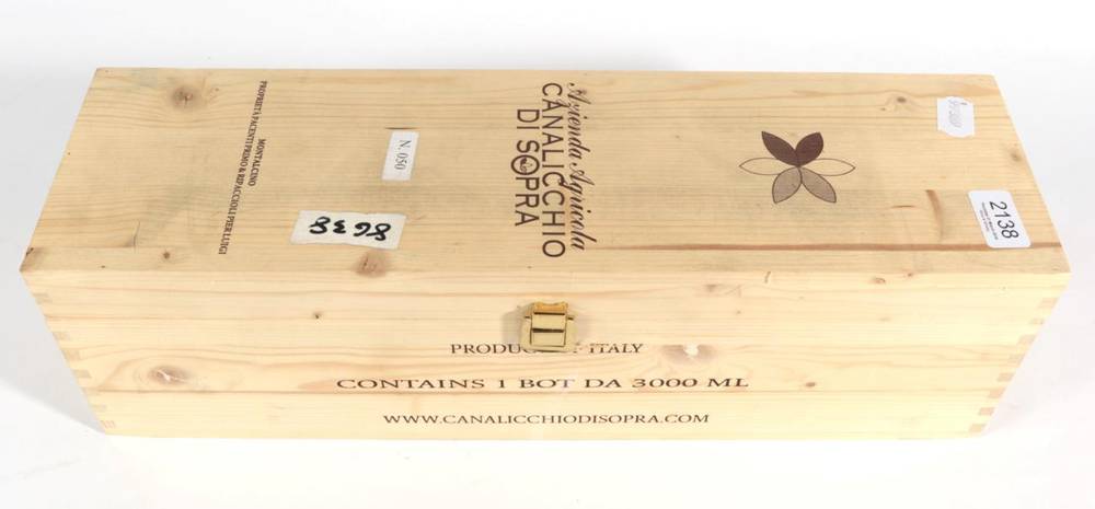 Lot 2138 - Brunello di Montalcino 2010 Cannalichio Di Sopra (In individual wooden gift box), 1 double...