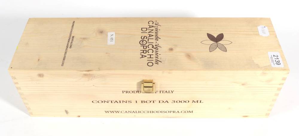 Lot 2139 - Brunello di Montalcino 2010 Cannalichio Di Sopra (In individual wooden gift box), 1 double...