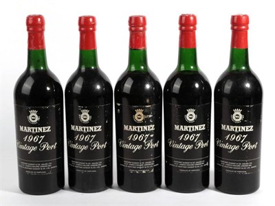 Lot 2152 - Martinez Vintage Port 1967 5 bottles all bn 93/100 James Suckling
