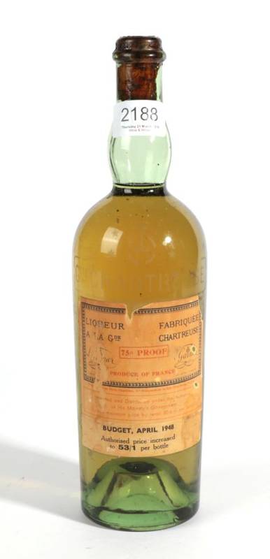 Lot 2188 - Chartreuse 1948 1 bottle