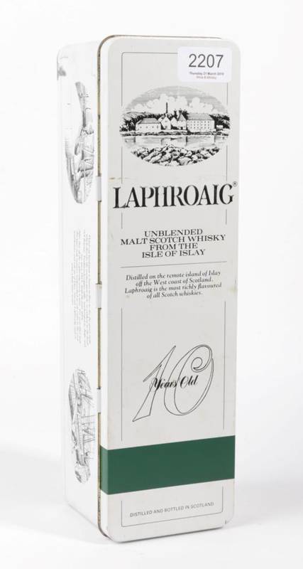 Lot 2207 - Laphroig 10 year old 40% 1 bottle