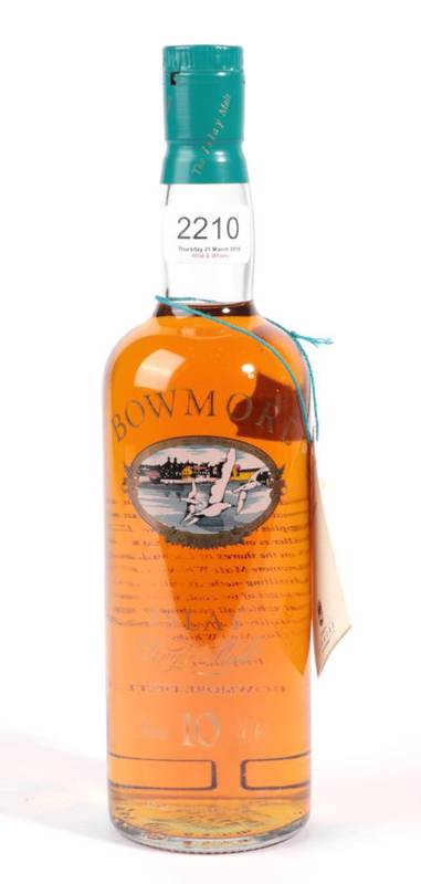 Lot 2210 - Bowmore 10 years old 40% 1 bottle