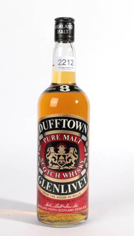 Lot 2212 - Dufftown Glenlivet 8 yo,1 bottle