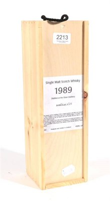 Lot 2213 - Oban 1989 47.8% bottle number 56/258 1 bottle This is a private cask bottling of 24 year old single