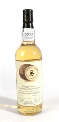 Lot 2228 - Littlemill 43% distilled 1990 bottled 2000 Signatory 1 bottle