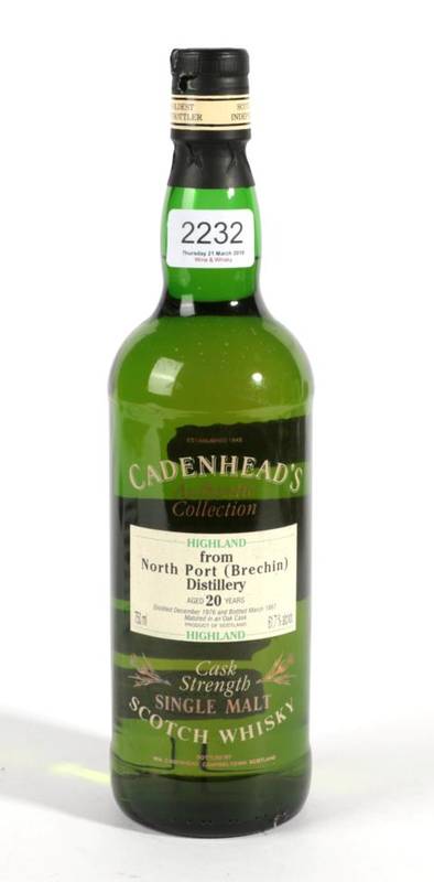 Lot 2232 - North Port 61.7% distilled 1976 bottled 1996 Cadenheads 1 bottle