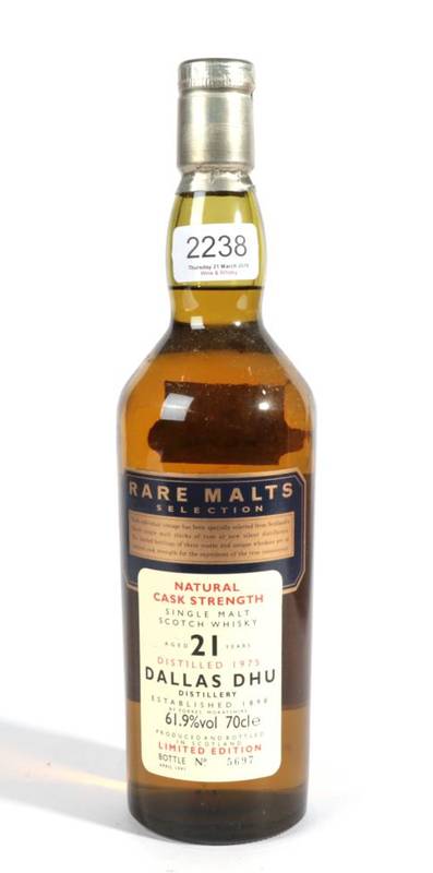 Lot 2238 - Dallas Dhu 61.9% distilled 1975 bottled 1996 1 bottle