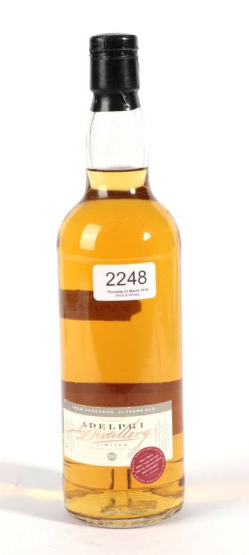 Lot 2248 - Knockdhu 20 year old Single Malt Whisky distilled 1978 59.7% Adelphi Distillery Bottling 1 bottle