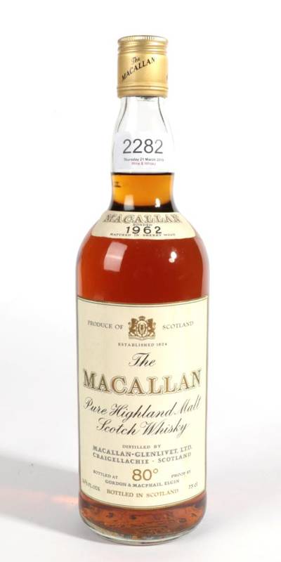 Lot 2282 - The Macallan 1962 1 bottle