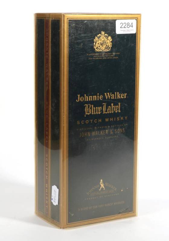 Lot 2284 - J Walker Blue Label 10 years old 1 bottle