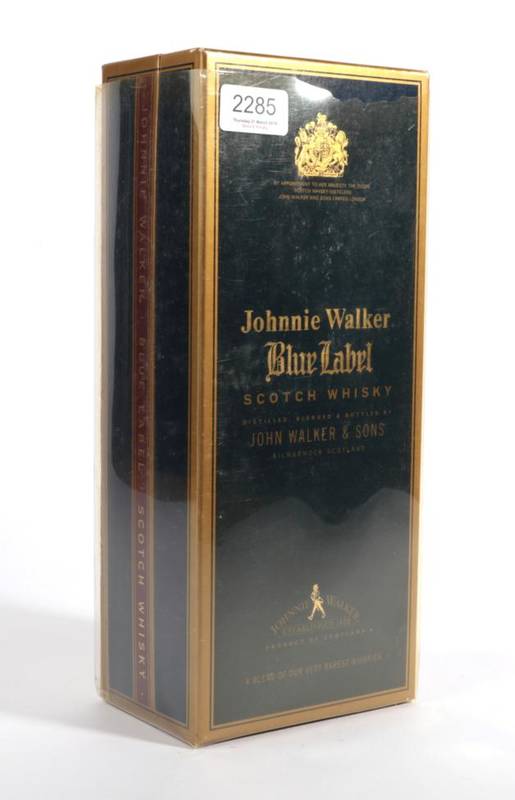 Lot 2285 - J Walker Blue Label 10 years old 1 bottle