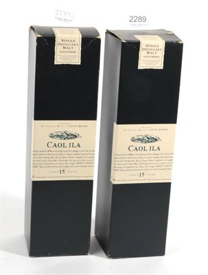 Lot 2289 - Caol Ila 15 years 43% 2 bottles