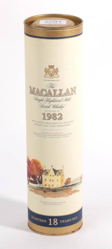 Lot 2291 - The Macallan 18 years old distilled 1982 1 bottle