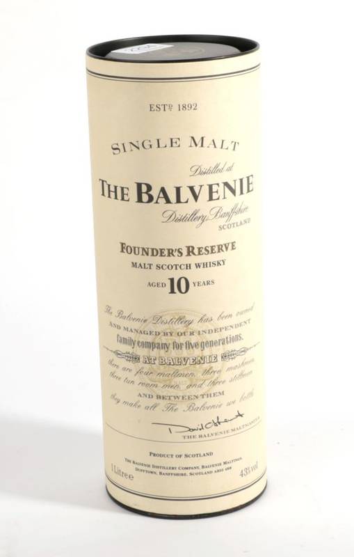 Lot 2294 - The Balvenie Founders Reserve aged 10 years 43% 1 bottle