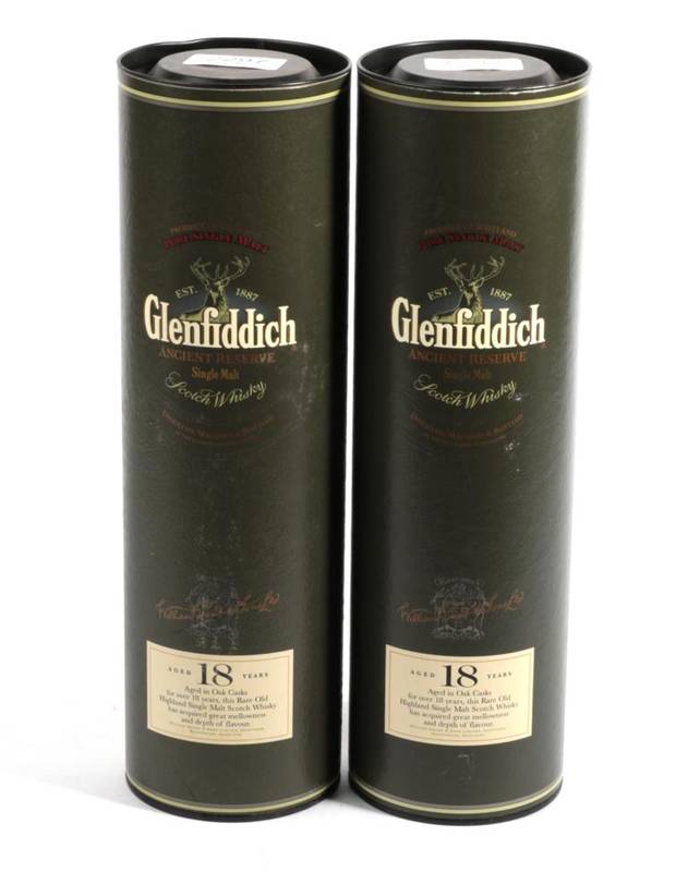 Lot 2297 - Glenfiddich 18 year old 40% old bottling 2 bottles