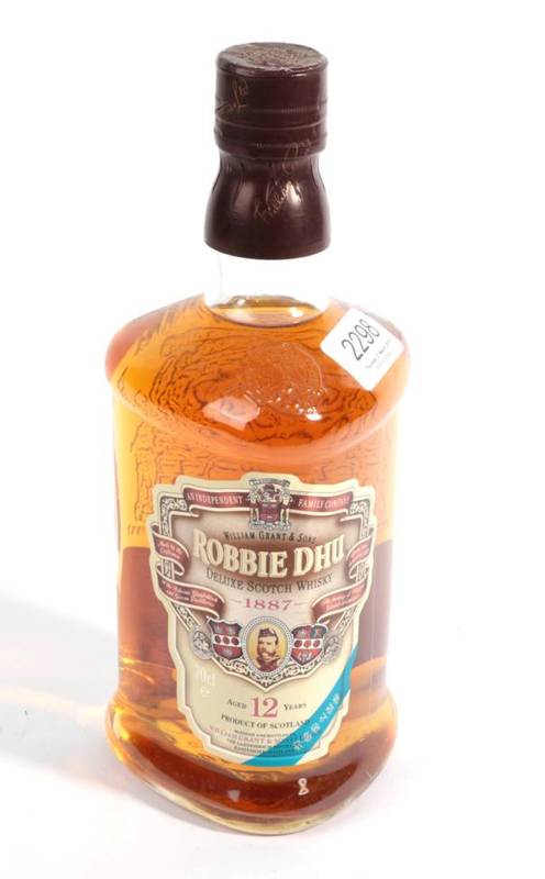 Lot 2298 - Robbie Dhu 12 year old 40% 1 bottle
