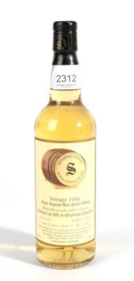 Lot 2312 - Allt-A-Bhainne	19 year old 43% distilled October 1980 1 bottle